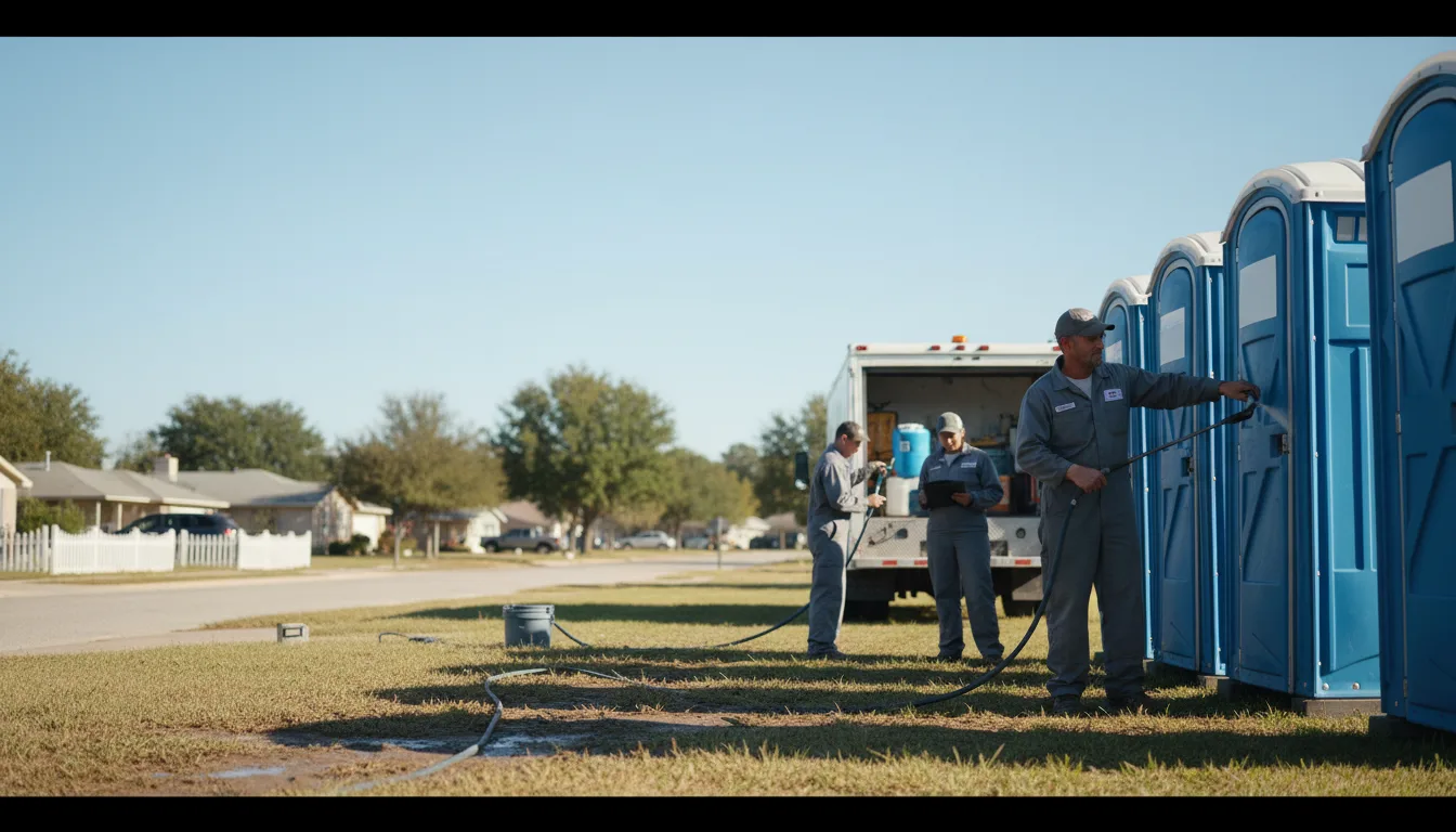 Long-Term Portable Toilet Rental in Oakdale, LA near me